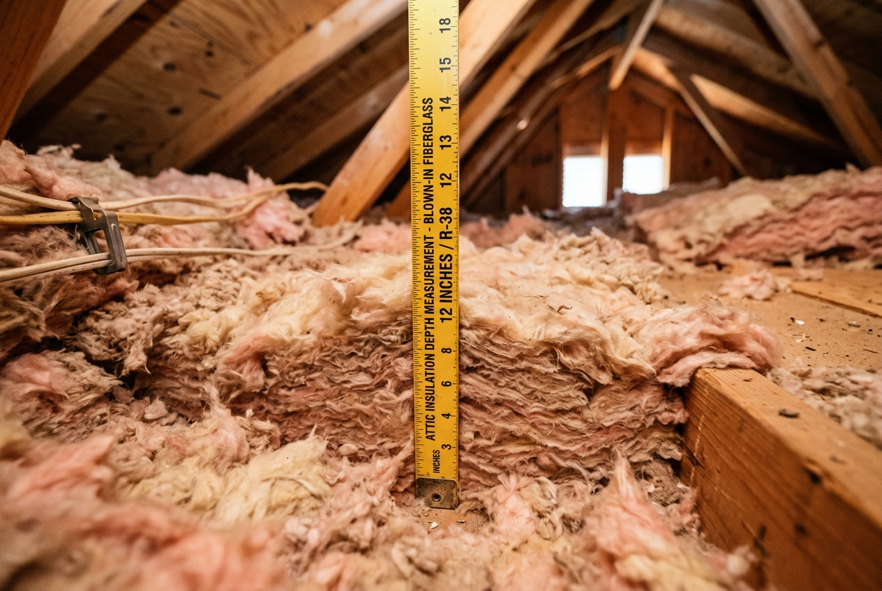 Blown-In Attic Insulation in Conroe TX