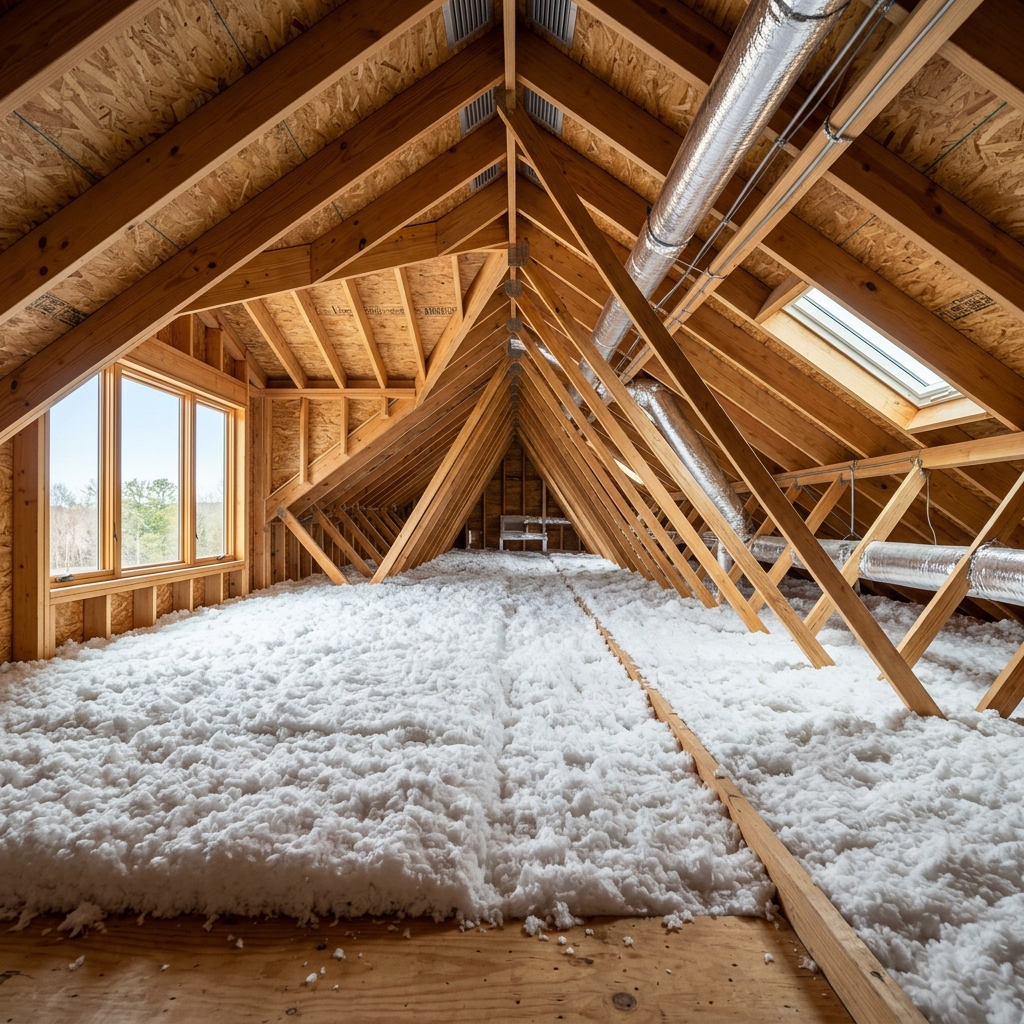 Attic insulation upgrade in Spring TX
